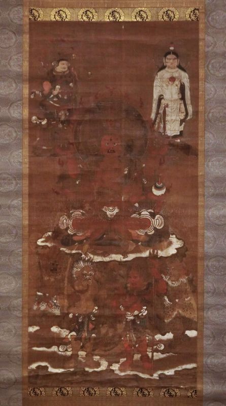 愛染明王像 非常に珍しい変わった図様です