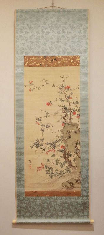 山本梅逸<br>
花鳥図