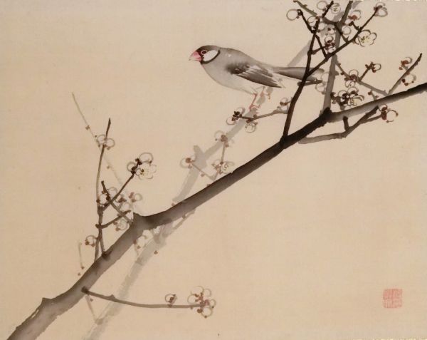 松村景文<br>
十二ヶ月花鳥図