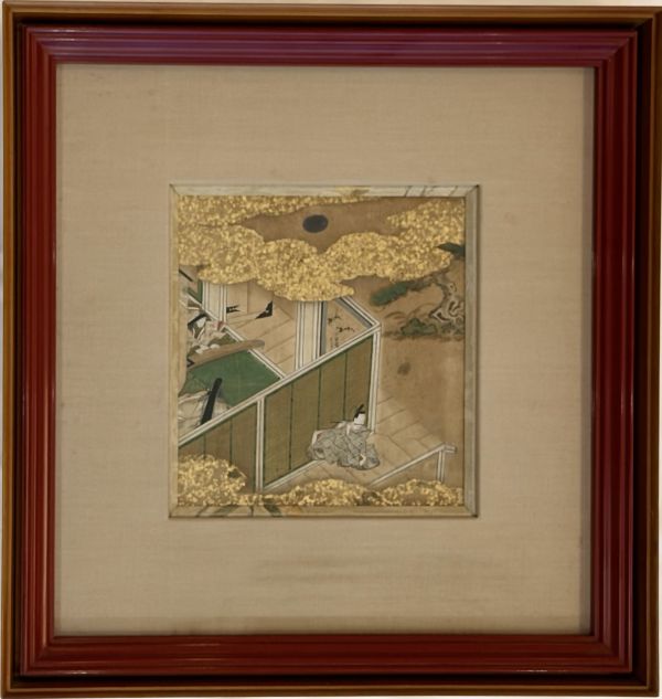 源氏絵 「横笛」